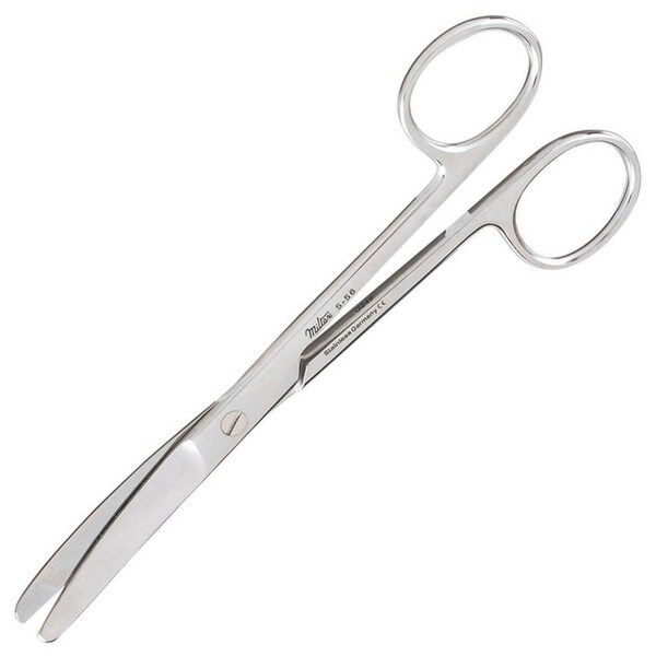 Vantage Operating Scissors, 5.5in, Curved with Blunt/Blunt Tip